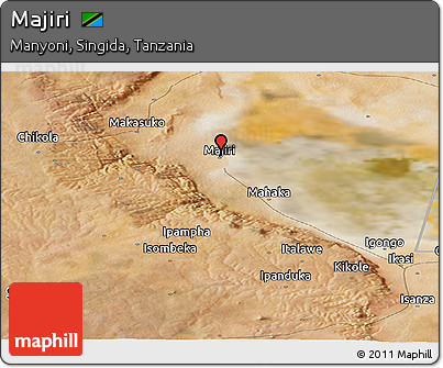 Satellite Panoramic Map of Majiri