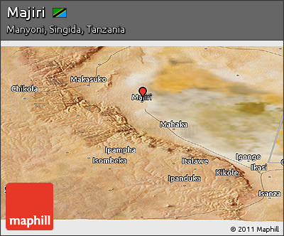 Satellite Panoramic Map of Majiri