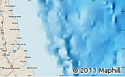 Shaded Relief Map of the area around 6° 7' 16" S, 34° 46' 29" W