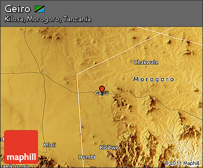 Physical 3D Map of Geiro