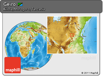 Physical Location Map of Geiro