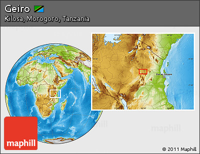 Physical Location Map of Geiro