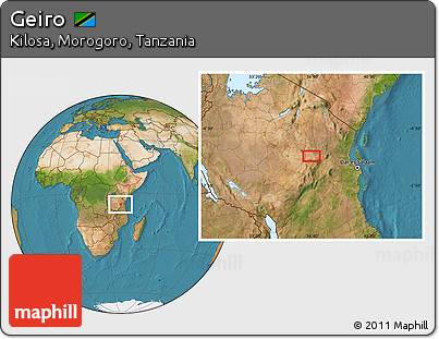 Satellite Location Map of Geiro
