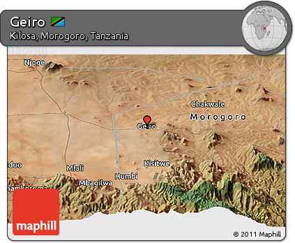 Satellite Panoramic Map of Geiro