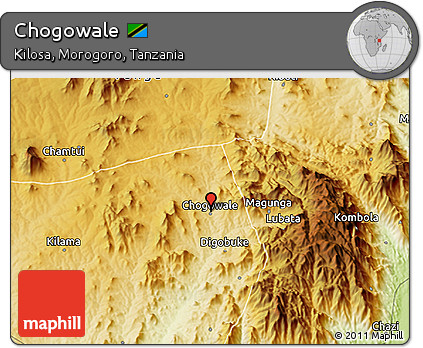 Physical 3D Map of Chogowale