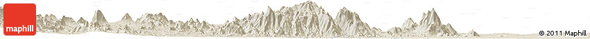 Shaded Relief Horizon Map of Maguha