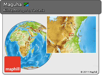 Physical Location Map of Maguha