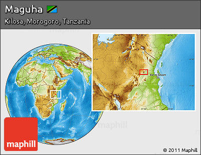 Physical Location Map of Maguha