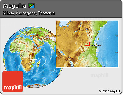 Physical Location Map of Maguha