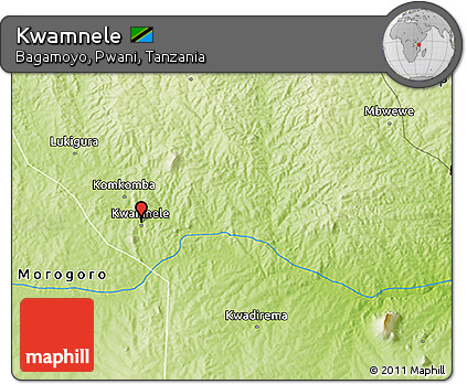 Physical 3D Map of Kwamnele