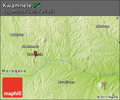 Physical 3D Map of Kwamnele