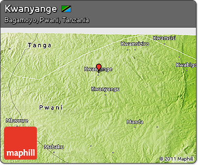 Physical 3D Map of Kwanyange