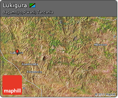 Satellite 3D Map of Lukigura