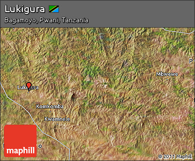 Satellite 3D Map of Lukigura