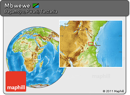 Physical Location Map of Mbwewe