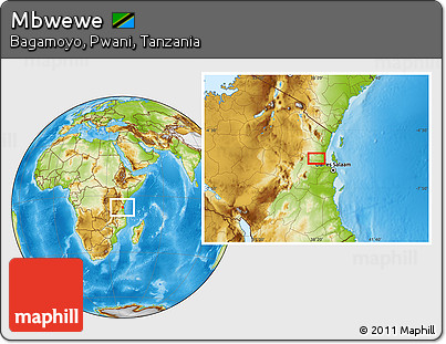 Physical Location Map of Mbwewe