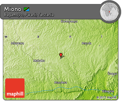 Physical Map of Miono