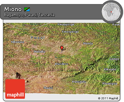 Satellite Panoramic Map of Miono