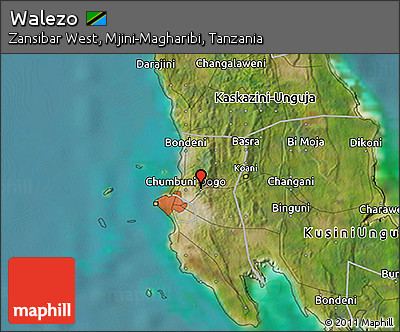 Satellite 3D Map of Walezo