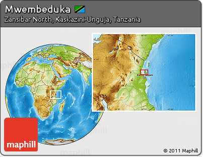 Physical Location Map of Mwembeduka