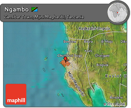 Satellite Map of Ngambo