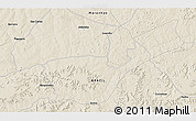 Shaded Relief 3D Map of the area around 6° 7' 16" S, 44° 58' 30" W