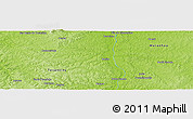 Physical Panoramic Map of the area around 6° 7' 16" S, 47° 31' 29" W