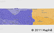 Political Panoramic Map of the area around 6° 7' 16" S, 47° 31' 29" W