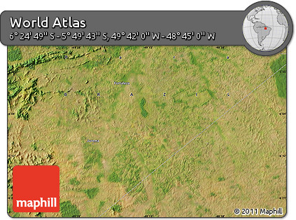 Satellite Map of the Area around 6° 7' 16" S, 49° 13' 30" W