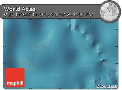 Satellite Map of the Area around 6° 7' 16" S, 4° 10' 30" W