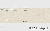 Shaded Relief Panoramic Map of the area around 6° 7' 16" S, 61° 7' 30" W