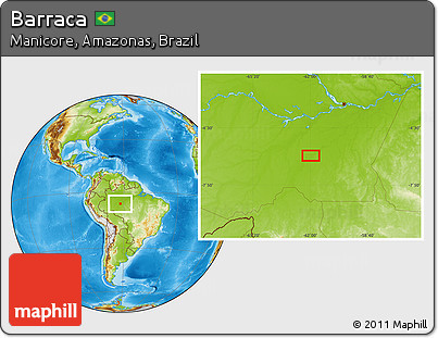 Physical Location Map of Barraca