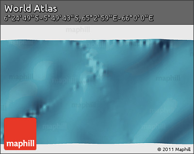 Satellite 3D Map of the Area around 6° 7' 16" S, 65° 31' 30" E