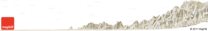 Shaded Relief Horizon Map of the Area around 6° 7' 16" S, 79° 49' 29" W Shaded Relief Horizon Map of the Area around 6° 7' 16" S, 79° 49' 29" W