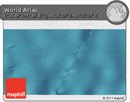 Satellite 3D Map of the Area around 6° 7' 16" S, 85° 4' 29" E