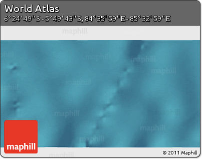 Satellite 3D Map of the Area around 6° 7' 16" S, 85° 4' 29" E