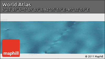 Satellite Panoramic Map of the Area around 6° 7' 16" S, 85° 4' 29" E