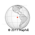 Outline Map of the Area around 6° 7' 16" S, 90° 1' 30" W, rectangular outline