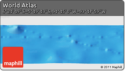 Physical Panoramic Map of the Area around 6° 7' 16" S, 94° 16' 30" W