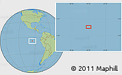 Savanna Style Location Map of the area around 6° 7' 16" S, 95° 7' 30" W