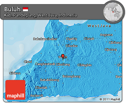 Political 3D Map of Buluh