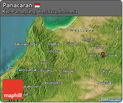 Satellite 3D Map of Panacaran