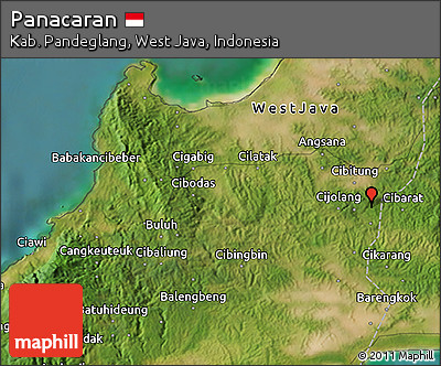 Satellite 3D Map of Panacaran