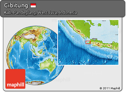 Physical Location Map of Cibitung