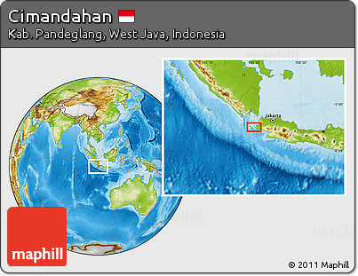 Physical Location Map of Cimandahan