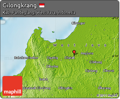 Physical Map of Cilongkrang
