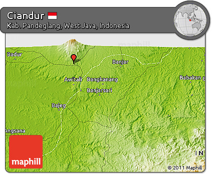 Physical 3D Map of Ciandur