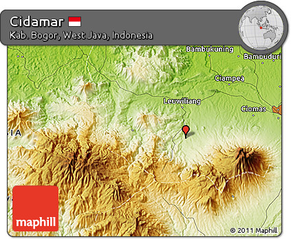 Physical 3D Map of Cidamar