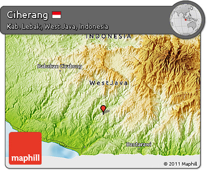 Physical 3D Map of Ciherang