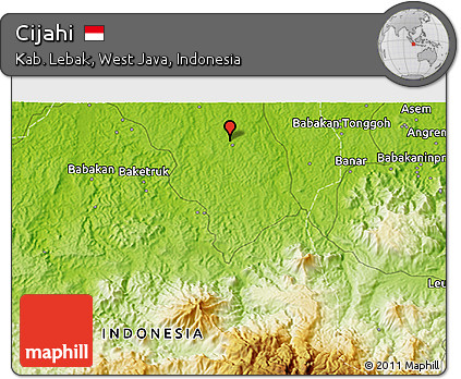 Physical 3D Map of Cijahi